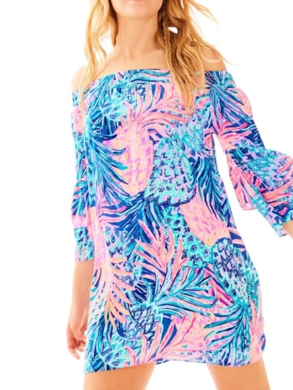 Lilly Pulitzer Tobyn Dress XL Gypset Paradise